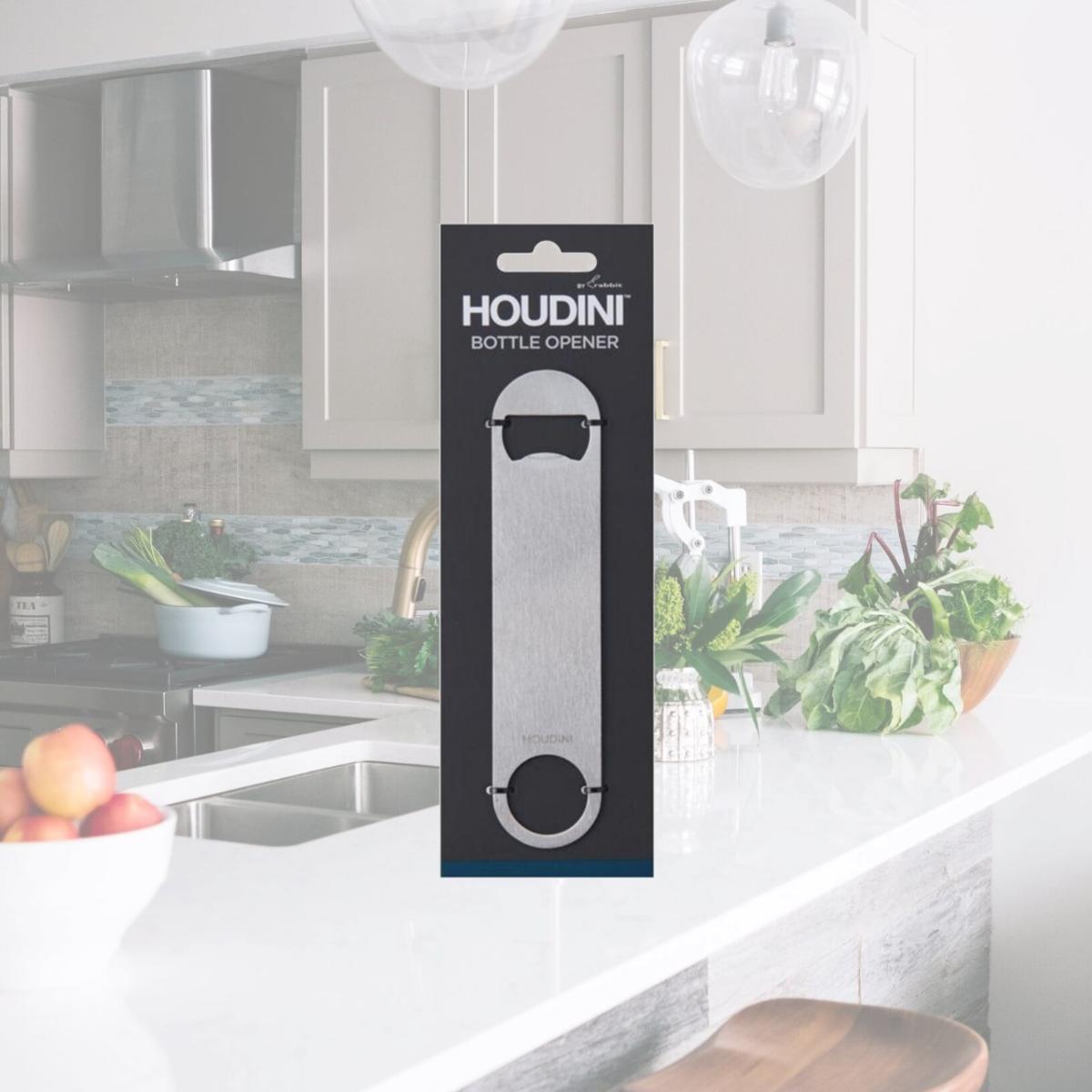 Picture of Houdini 6026495 Stainless Steel Manual Bottle Opener, Silver