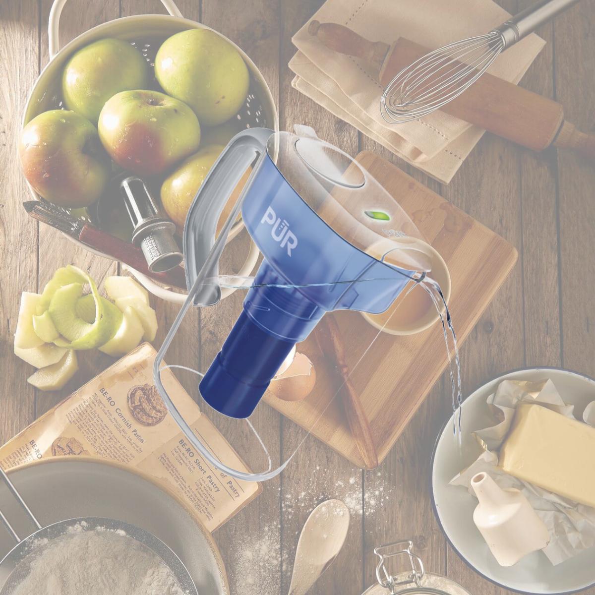 Picture of Pur 6406367 7 Cups Blue Water Filtration Pitcher