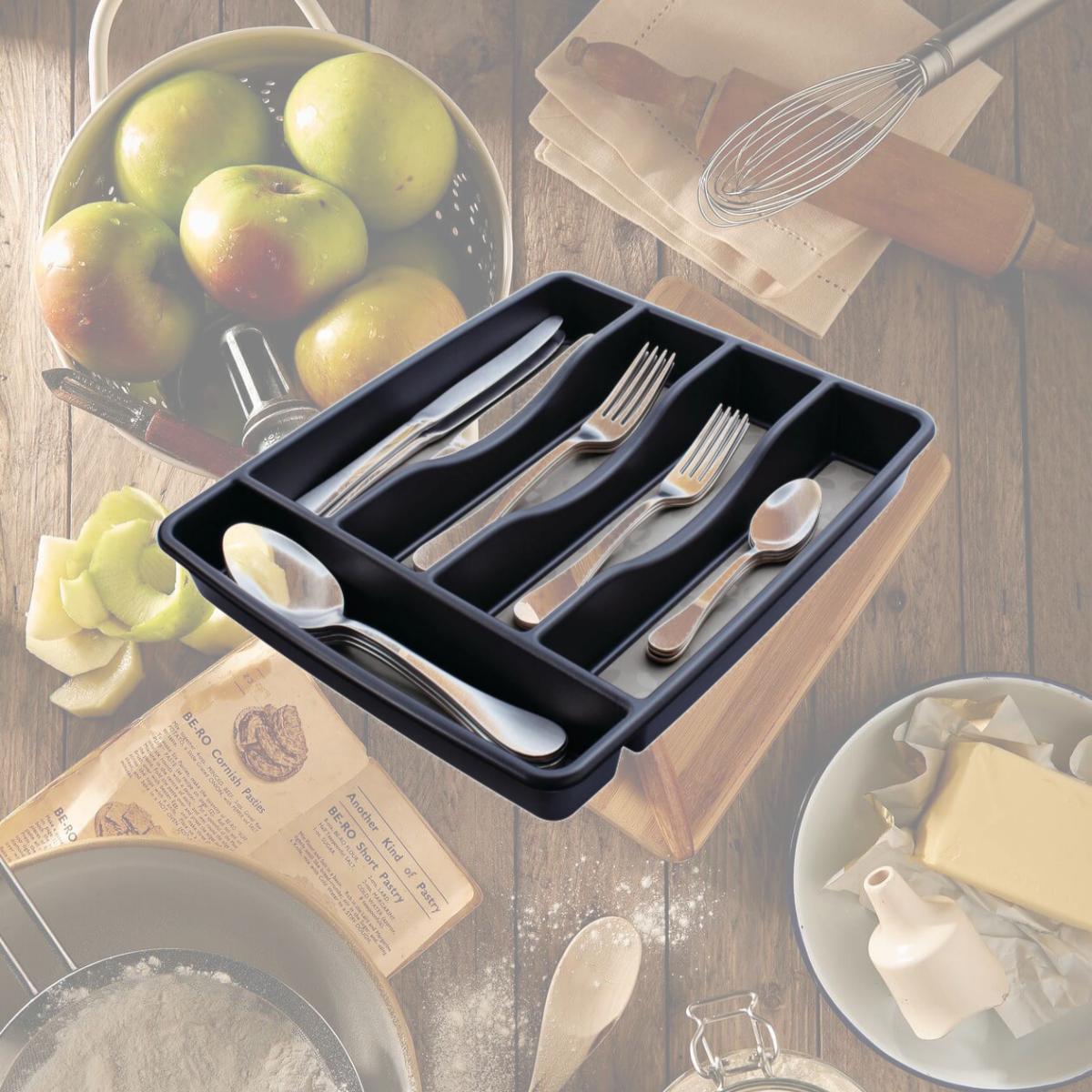 Picture of Rubbermaid 6013329 Plastic Cutlery Tray, White