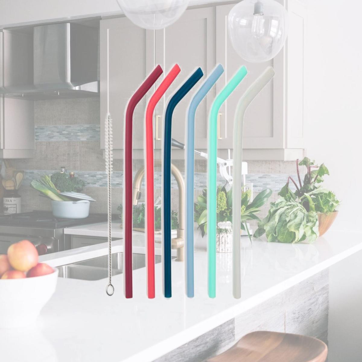 Picture of Manna 6048047 BPA Free Tumbler Straw, Assorted Color