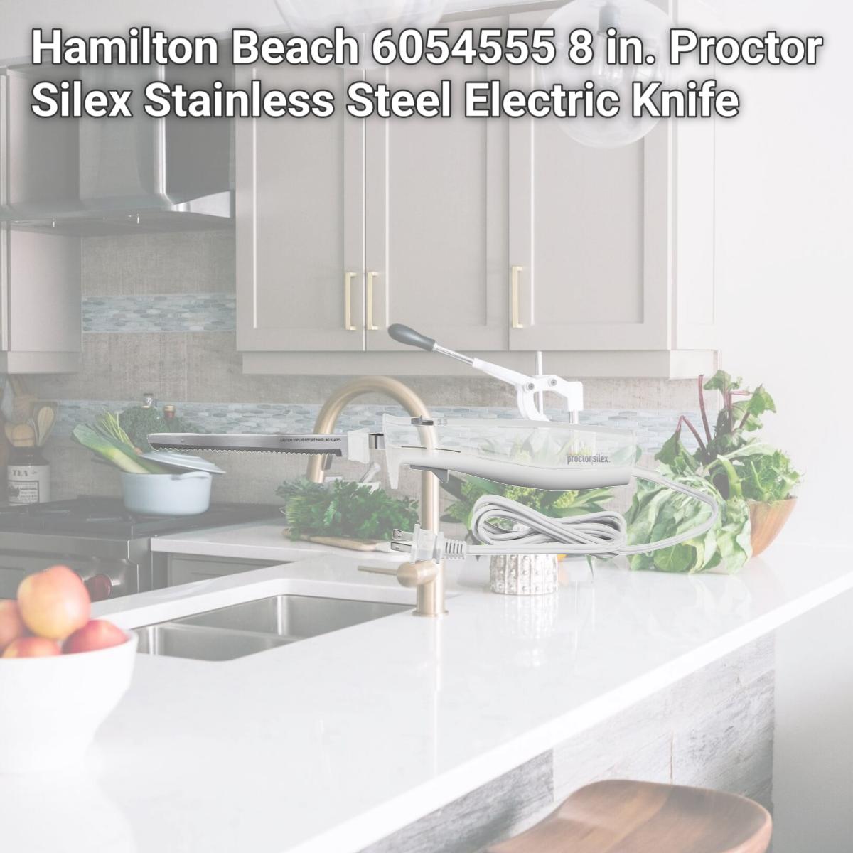 Picture of Hamilton Beach 6054555 8 in. Proctor Silex Stainless Steel Electric Knife
