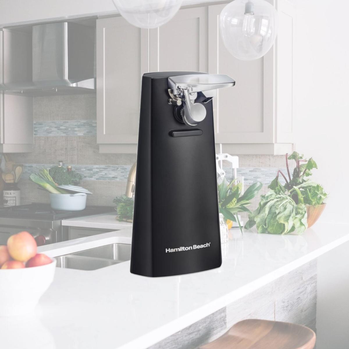 Picture of Hamilton Beach 6054547 Electric Can Opener Magnetic Lid Holder, Black