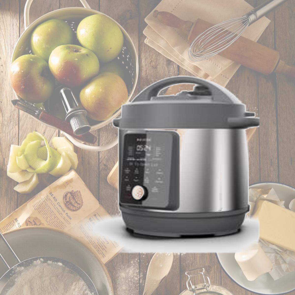 Picture of Instant 6026944 8 qt. Pot Duo Plus Aluminum & Stainless Steel Digital Pressure Cooker, Black & Silver