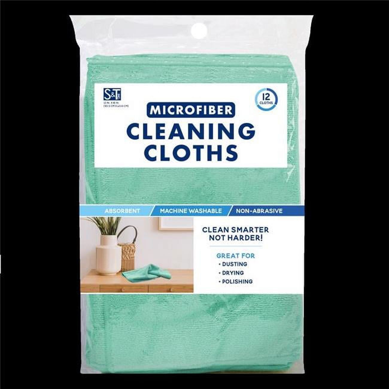 12 x 16 in. Microfiber Cleaning Cloth - Pack of 12