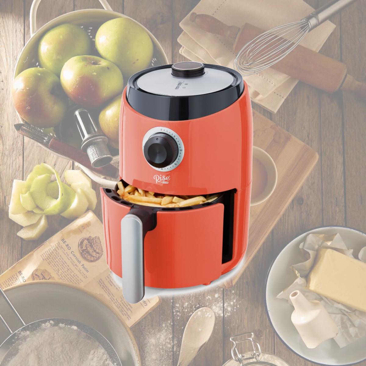 Picture of Rise by Dash 6056043 2 qt. Compact Air Fryer, Orange