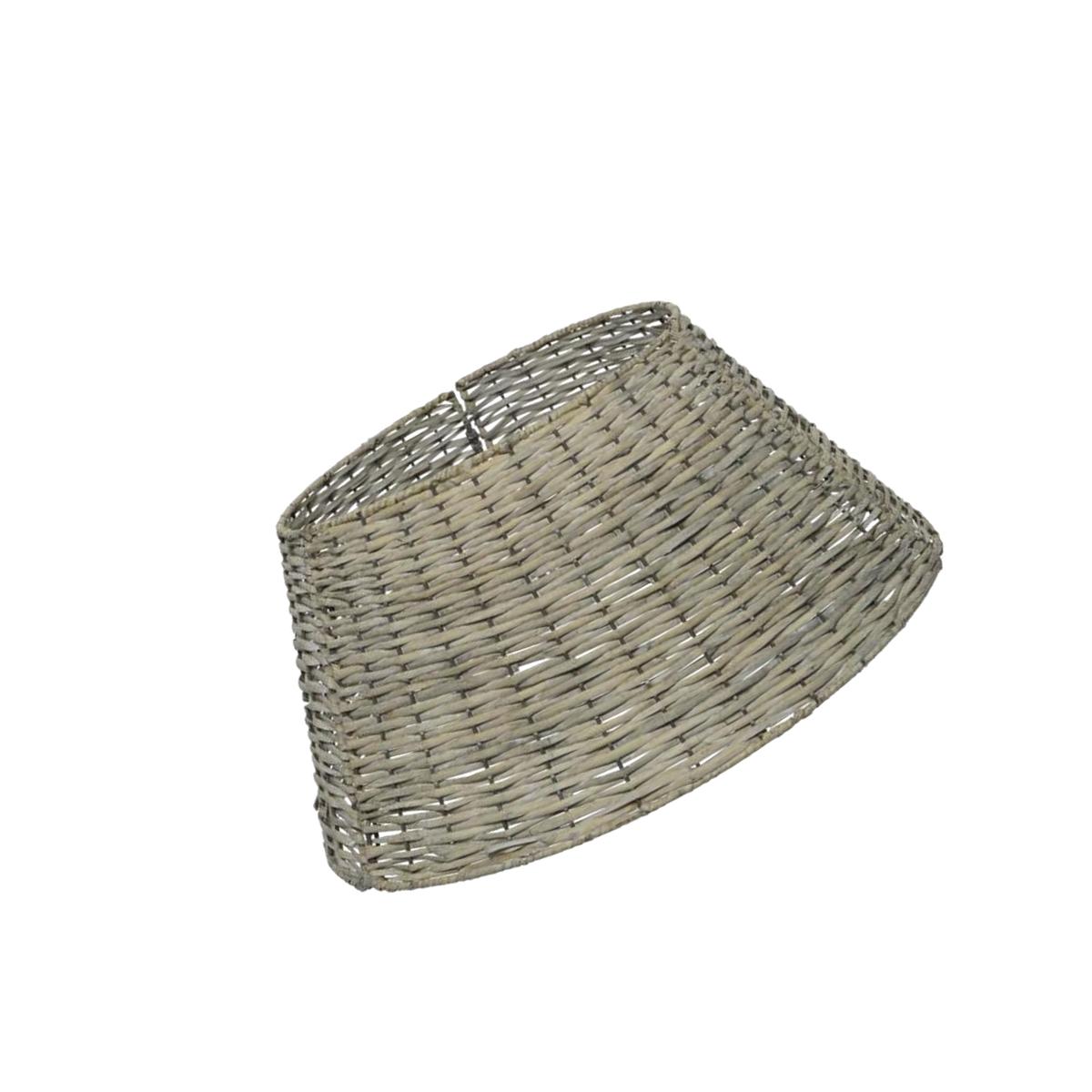Picture of Everlands 9080811 11 in. Willow Basket Tree Collar Indoor Christmas Decor, Gray