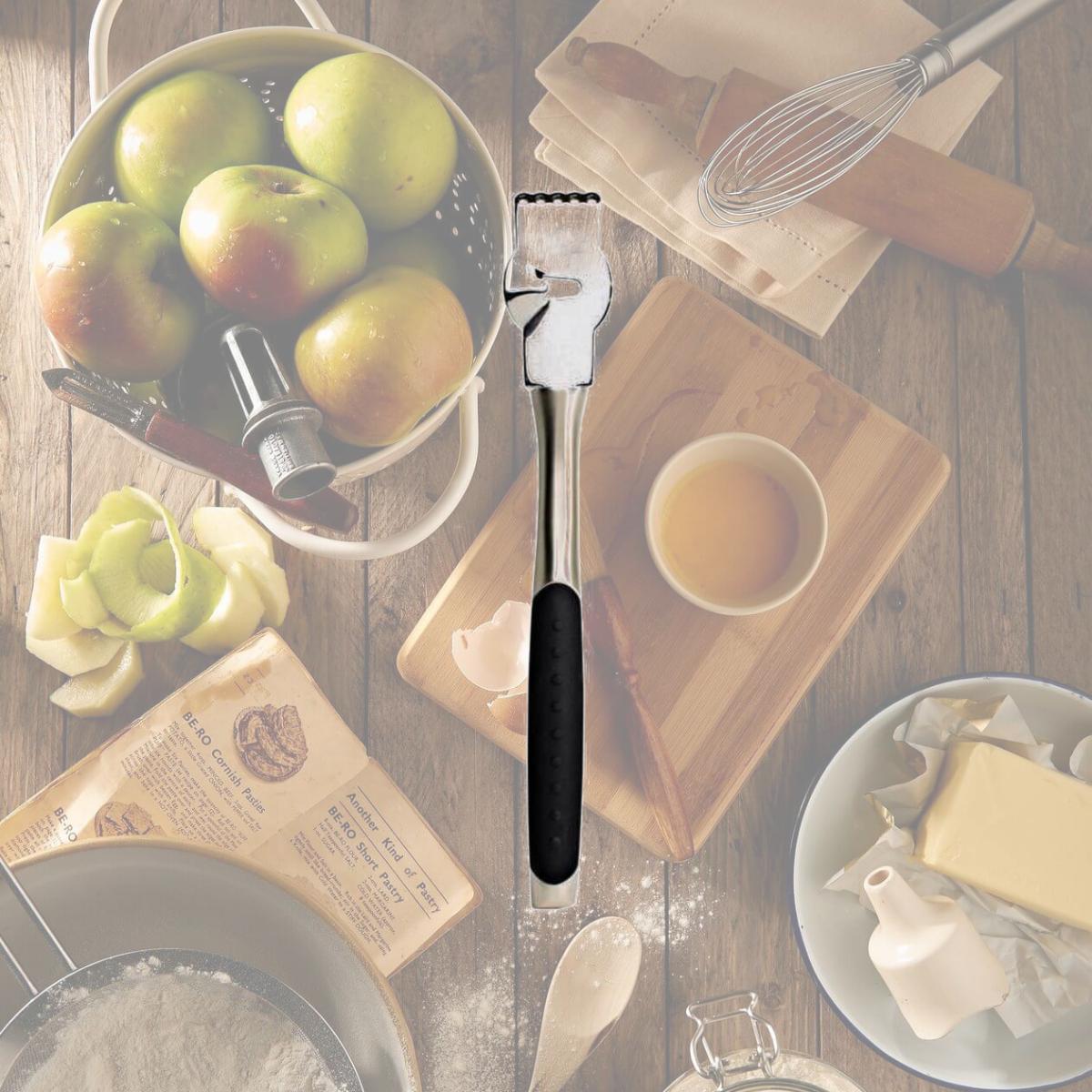 Picture of Bary3 6026566 Stainless Steel Lemon Zester - Black & Silver