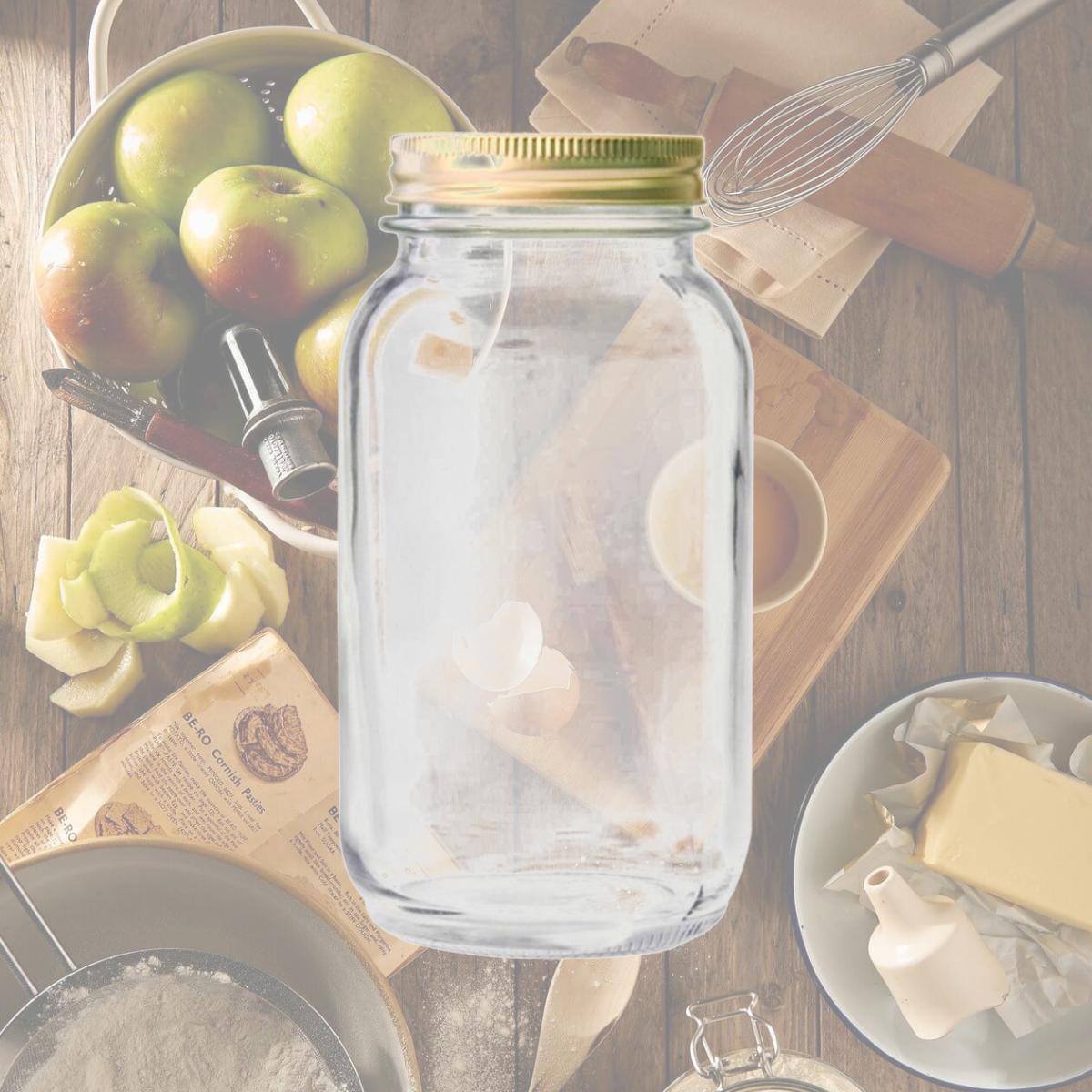Picture of Anchor Hocking 6061686 1 Quart Regular Mouth Canning Jar - Pack of 12