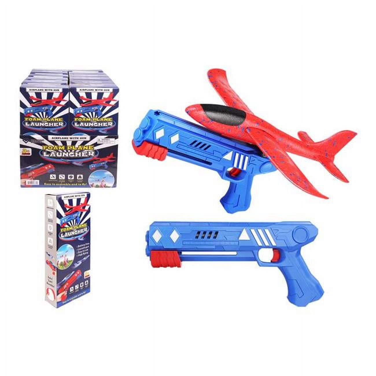 Toy Launcher Glider Plane Shooter Foam Toy - Assorted - Pack of 2