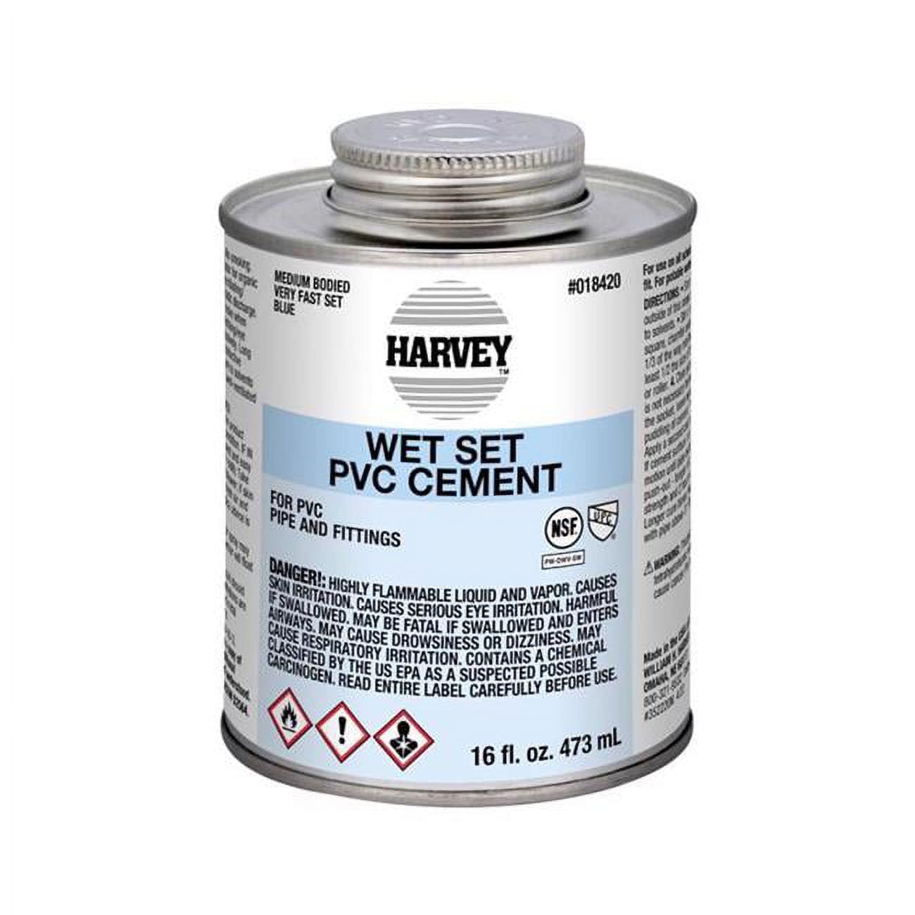 UPC 078864000047 product image for 4014677 16 oz 420 VOC Harvey Cement for PVC - Clear | upcitemdb.com
