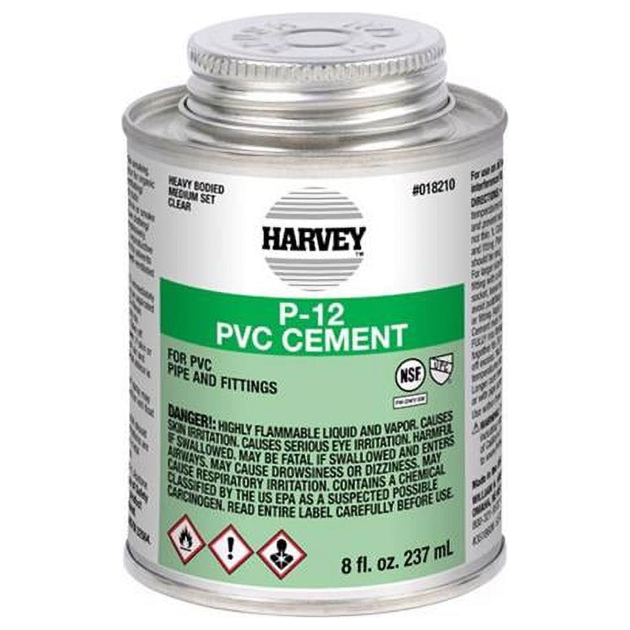 UPC 078864000184 product image for 4014701 8 oz Cement for PVC - Clear | upcitemdb.com