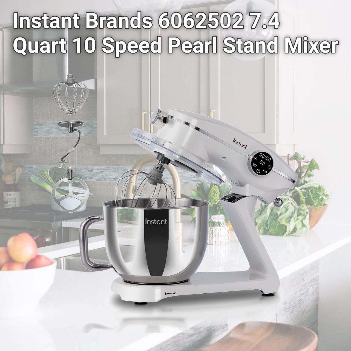 Picture of Instant Brands 6062502 7.4 Quart 10 Speed Pearl Stand Mixer