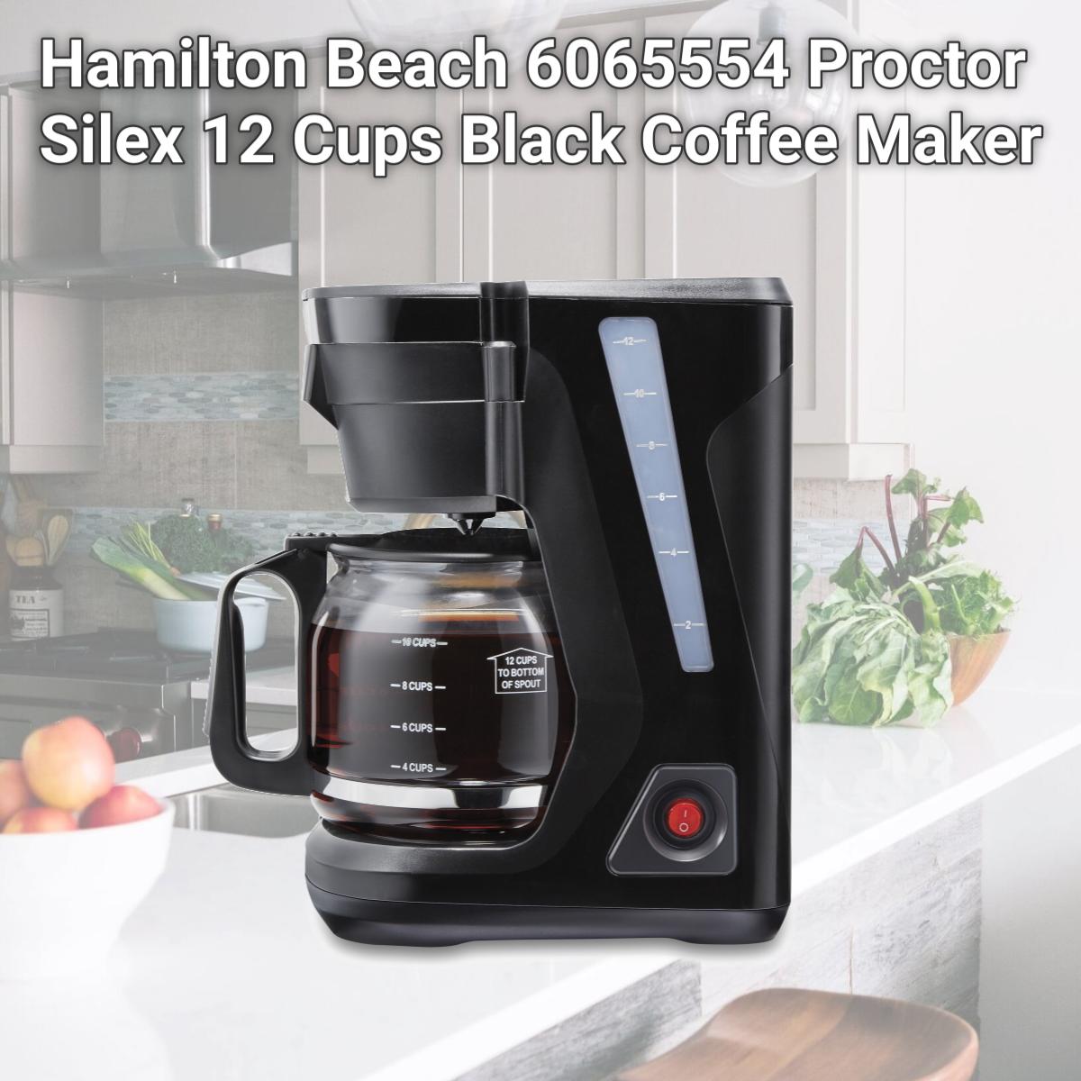 Picture of Hamilton Beach 6065554 Proctor Silex 12 Cups Black Coffee Maker