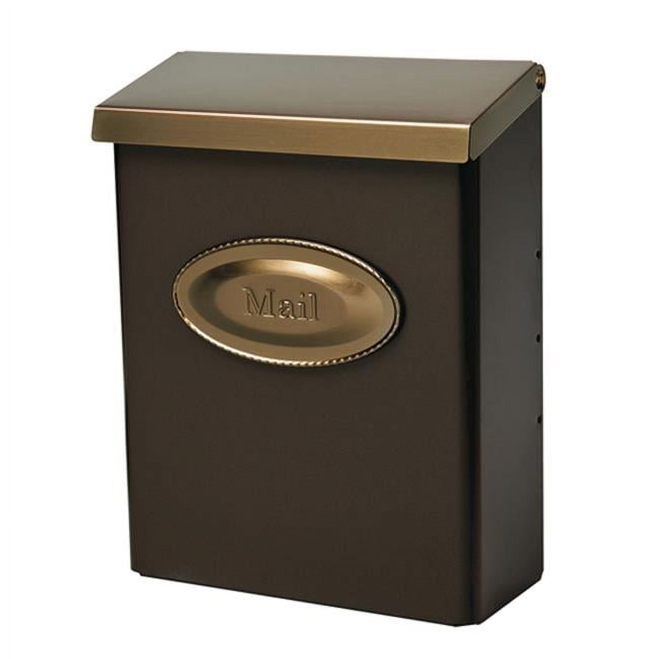 5664396 Designer Classic Galvanized Steel Wall Mount Mailbox, Venetian Bronze