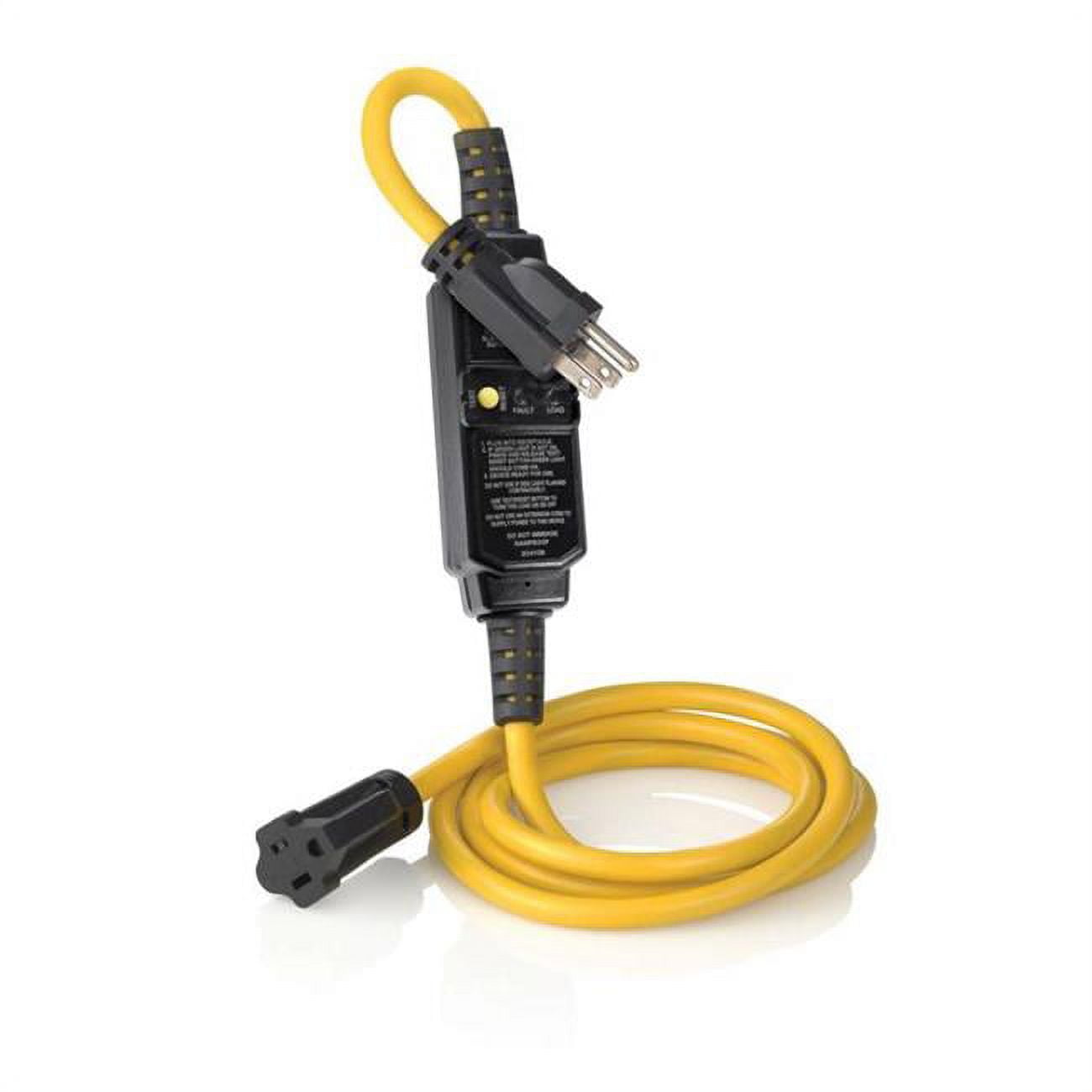 UPC 078477682975 product image for Leviton 3011650 6 ft. 14-3 SJTW Outdoor Black & Yellow Extension Cord | upcitemdb.com