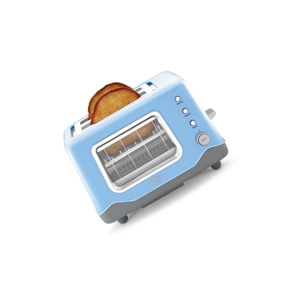 Picture of Rise by Dash 6065230 7.9 x 12.2 x 9.5 in. Metal Blue 2 Slot Toaster