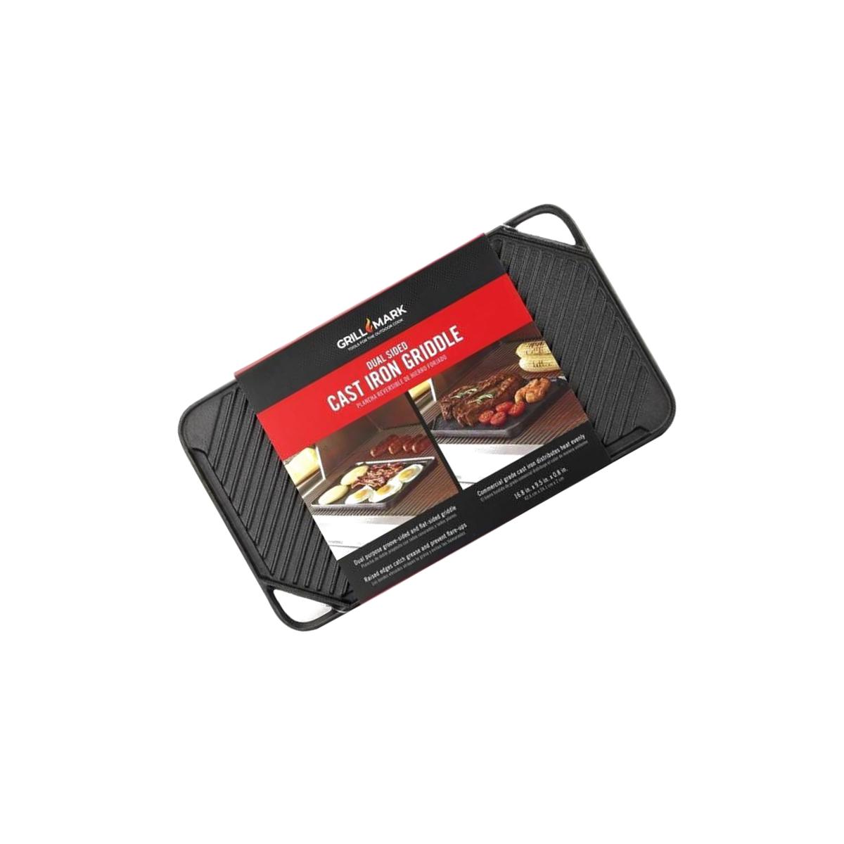Picture of Grill Mark 8084127 16.75 x 9.5 in. Black Cast Iron Griddle