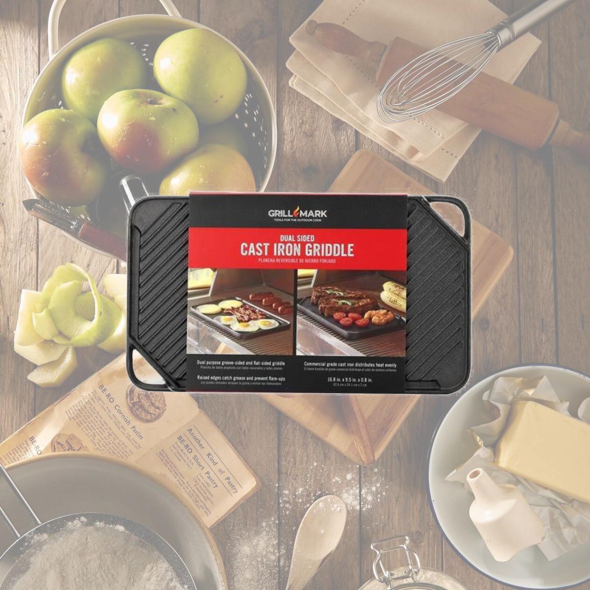 Picture of Grill Mark 8084127 16.75 x 9.5 in. Black Cast Iron Griddle