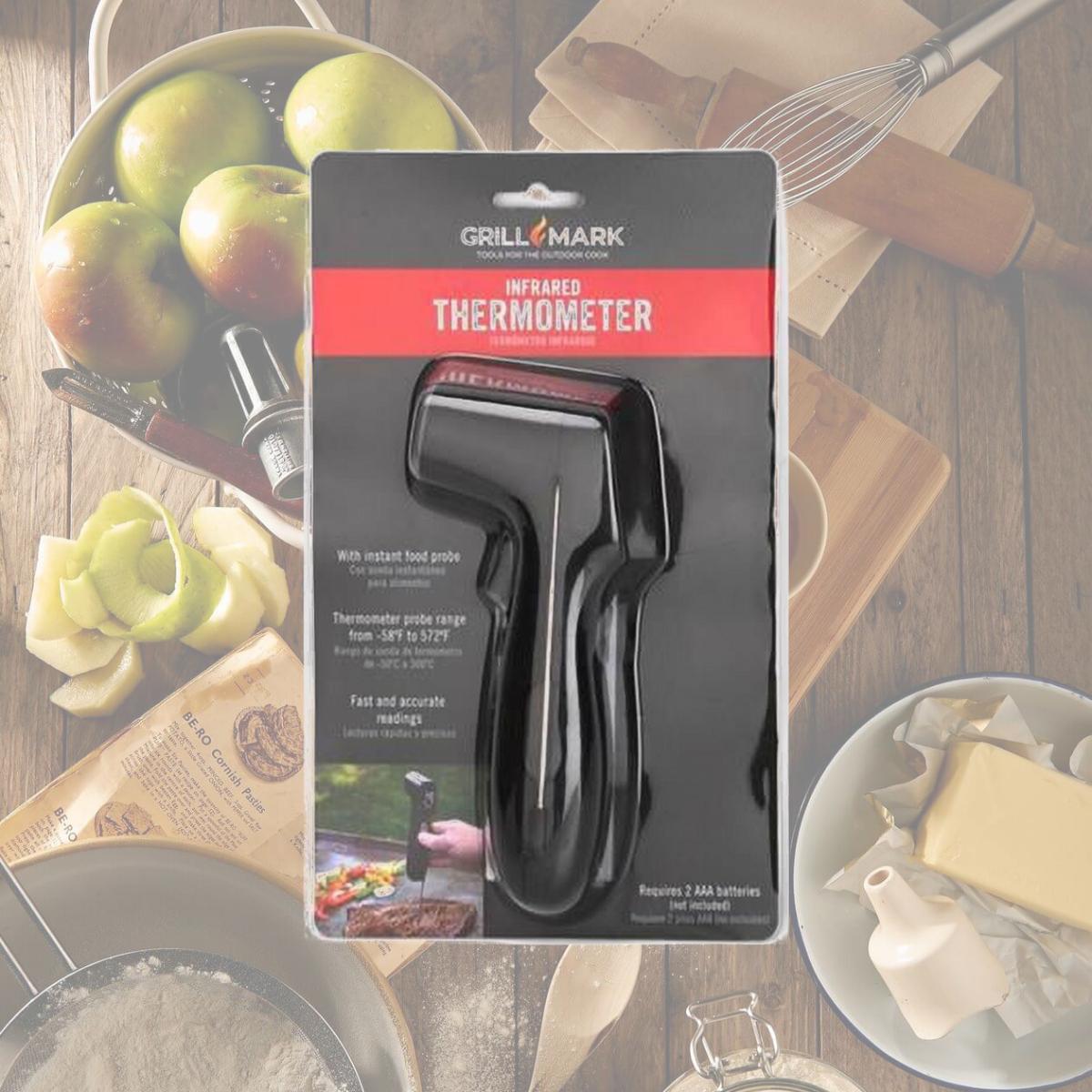 Picture of Grill Mark 8084117 Black Instant Read Digital Infrared Cooking Thermometer