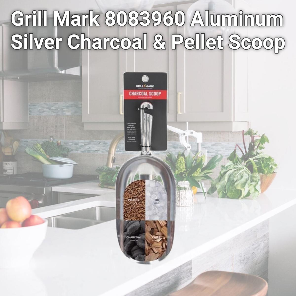 Picture of Grill Mark 8083960 Aluminum Silver Charcoal & Pellet Scoop