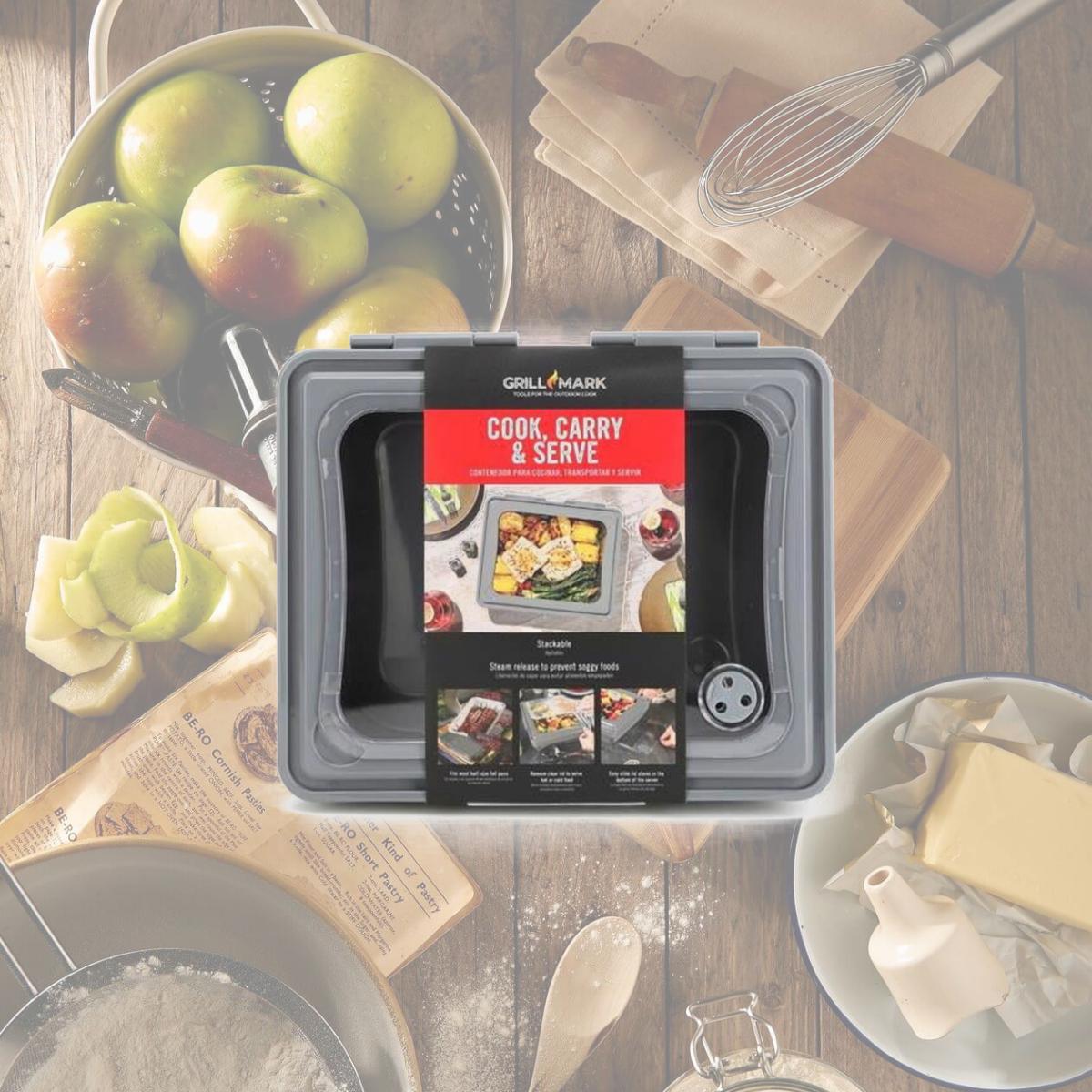 Picture of Grill Mark 8083961 Gray Food to Go Container