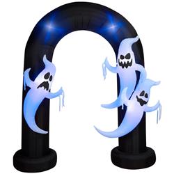 UPC 747432784596 product image for 9 ft. LED Prelit Archway Trio Ghost Inflatable | upcitemdb.com