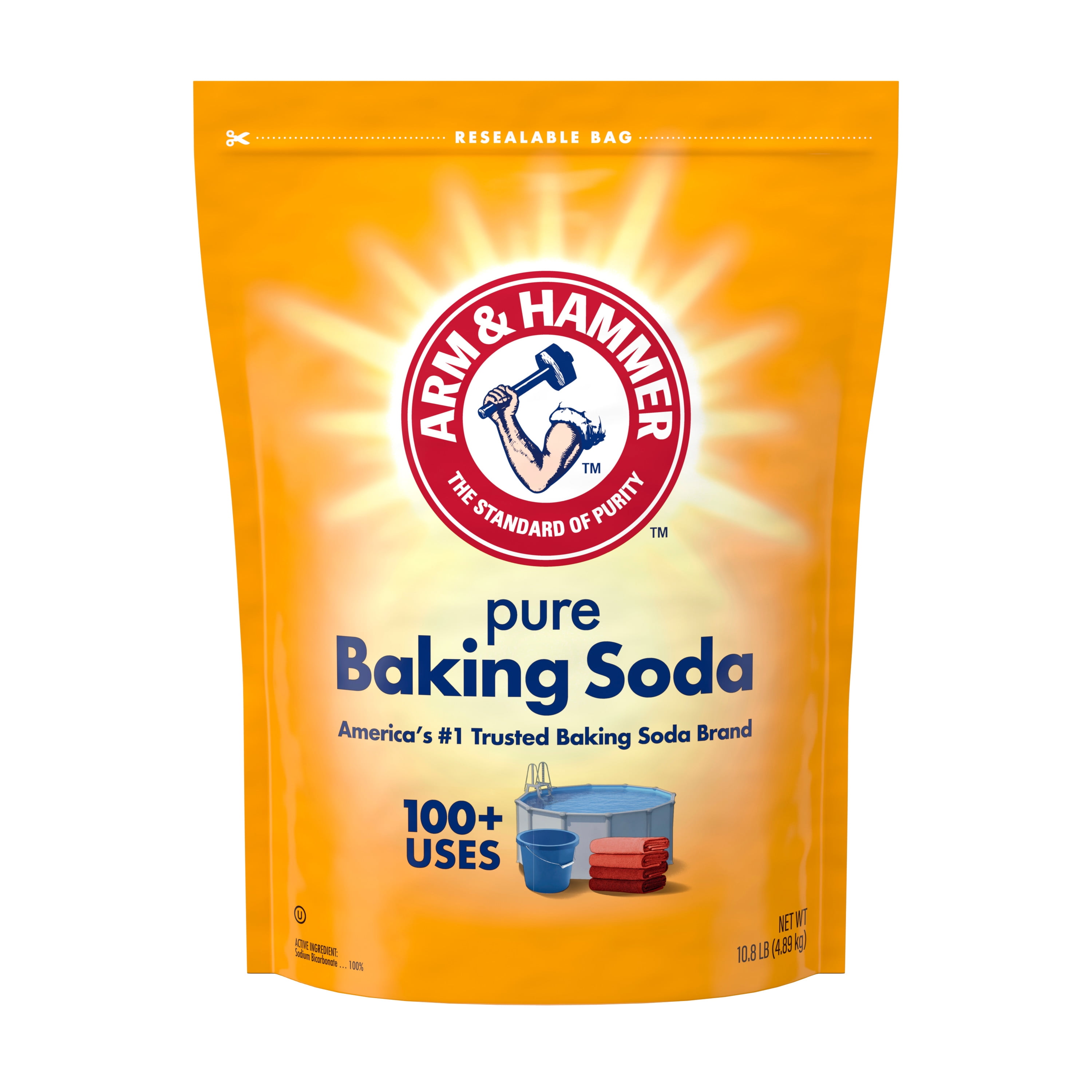 GTIN 033200003410 product image for 1028311 10.8 lbs No Scent Organic Baking Soda Cleaner Powder | upcitemdb.com