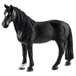 9019089 Farm World Tennessee Walker Gelding Toy Plastic, Black - Pack of 5
