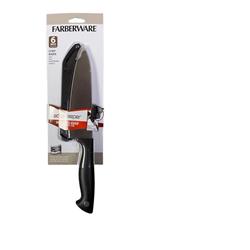 6066966 6 in. Farberware Stainless Steel Chefs Knife, Black & Silver - 2 Piece