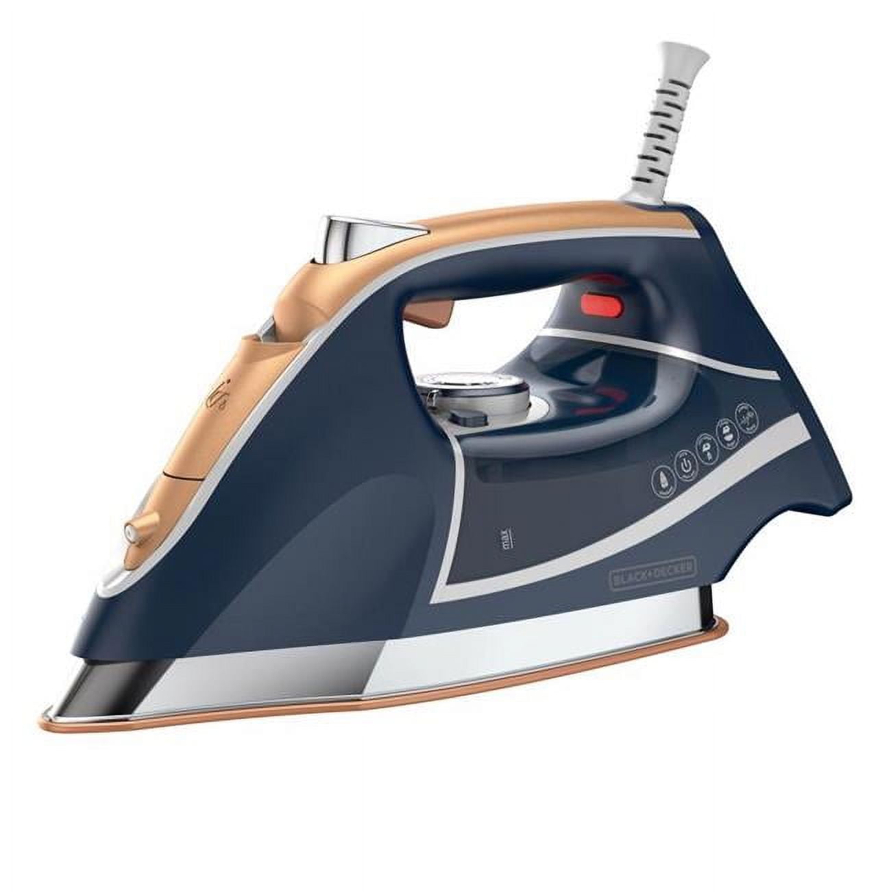 UPC 050875828162 product image for 6039047 Elite Pro Steam Iron, Blue & Silver | upcitemdb.com