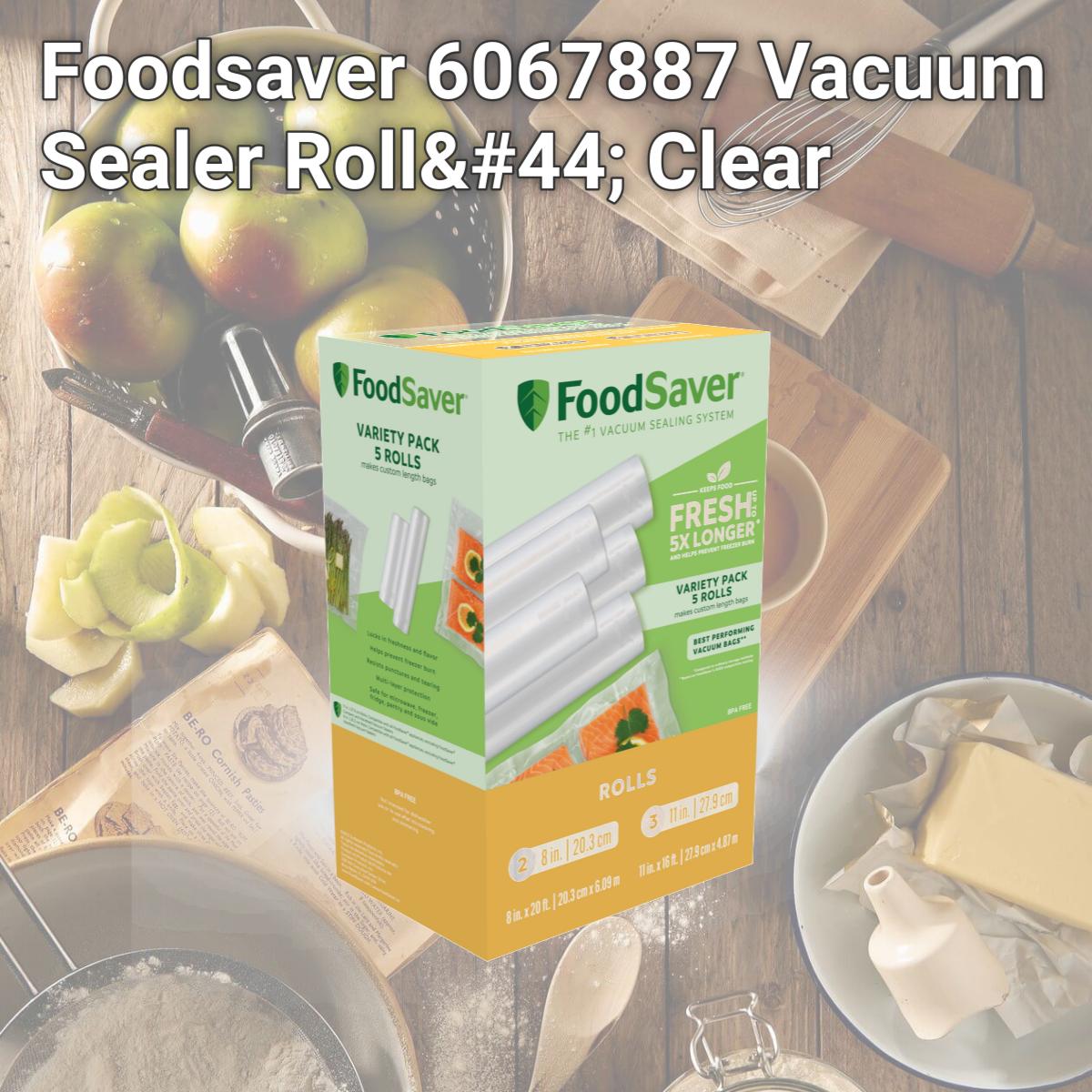 Picture of Foodsaver 6067887 Vacuum Sealer Roll, Clear