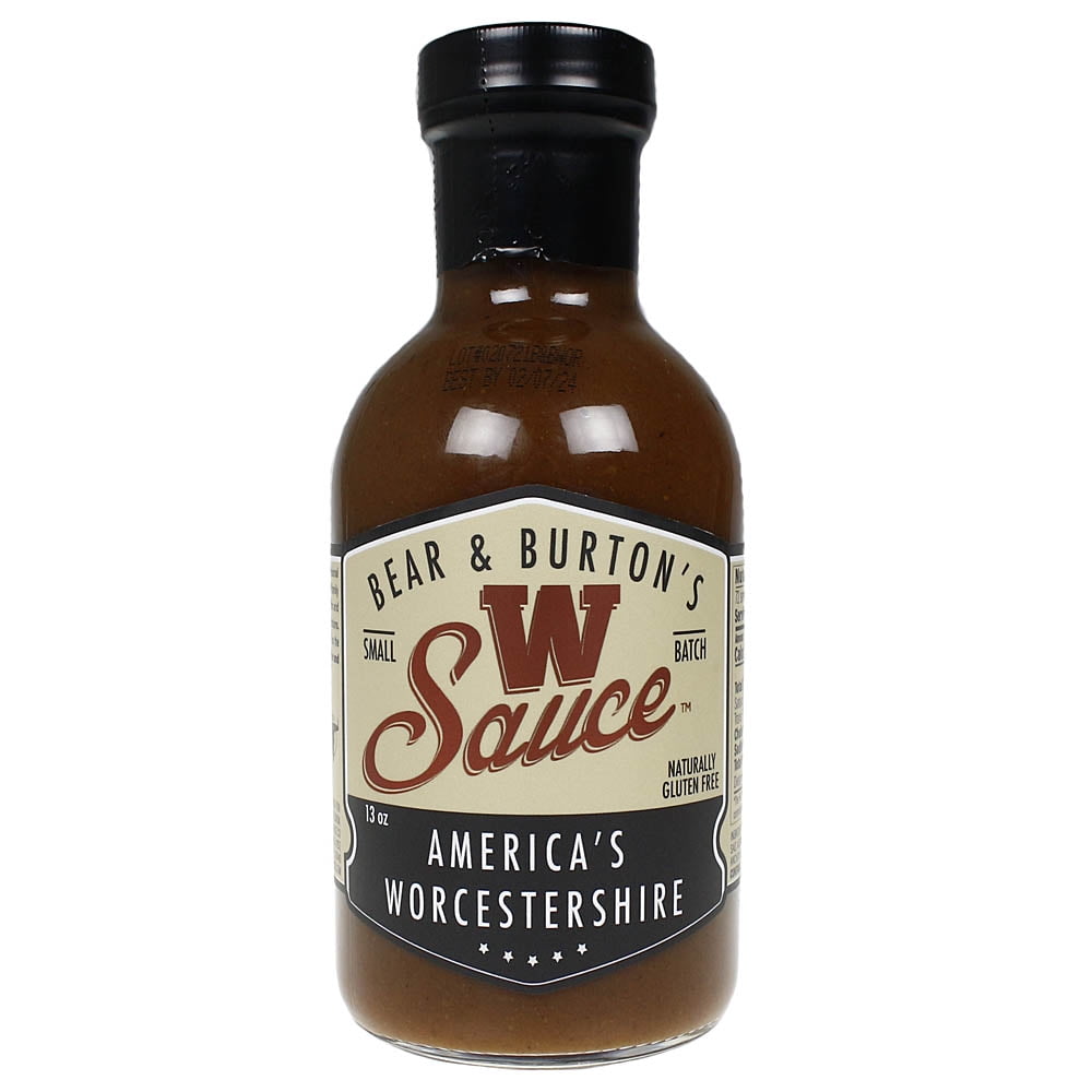 Bear & Burton s The W Sauce - America s Worcestershire All Natural 12 Fluid oz. Bottle (Liquid)