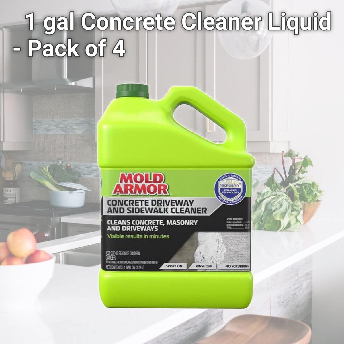 Picture of Mold Armor 1024333 1 gal Concrete Cleaner Liquid - Pack of 4