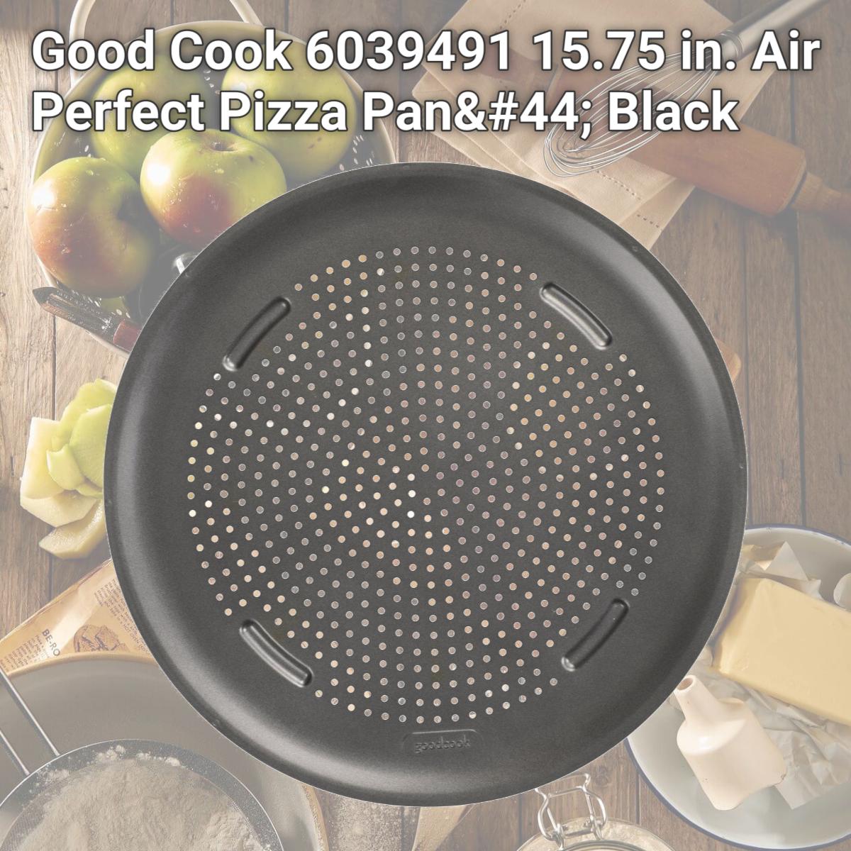 Picture of Good Cook 6039491 15.75 in. Air Perfect Pizza Pan, Black