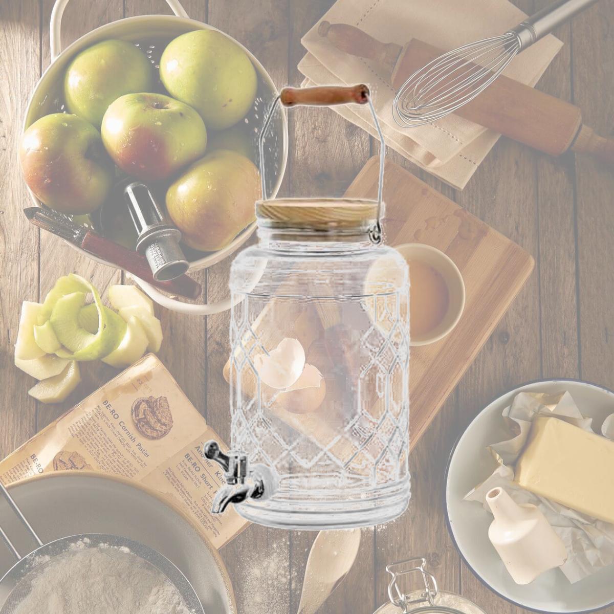 Picture of Gibson 8088113 0.95 gal Beverage Dispenser Glass, Clear