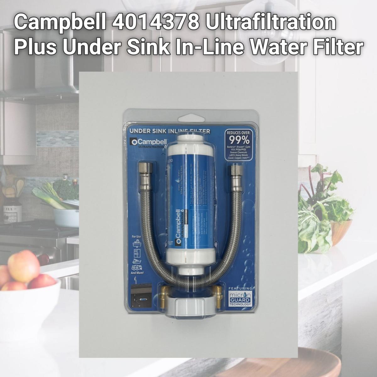 Picture of Campbell 4014378 Ultrafiltration Plus Under Sink In-Line Water Filter