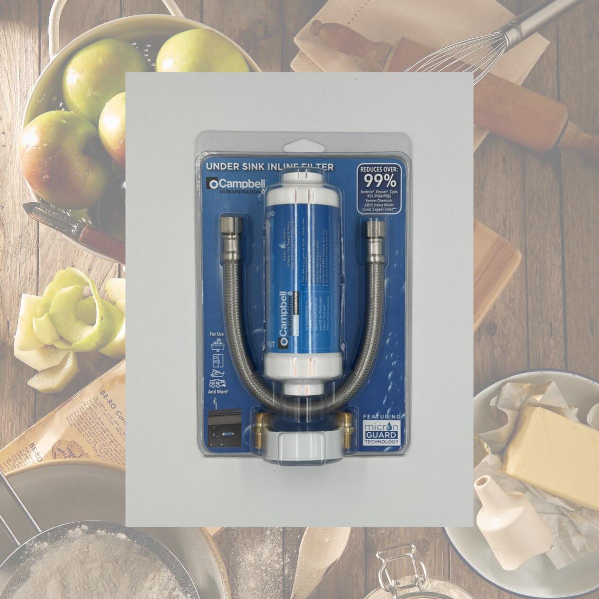 Picture of Campbell 4014378 Ultrafiltration Plus Under Sink In-Line Water Filter