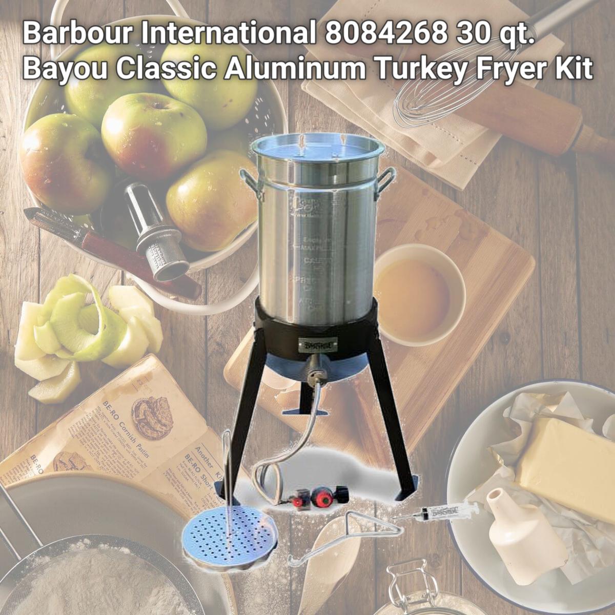 Picture of Barbour International 8084268 30 qt. Bayou Classic Aluminum Turkey Fryer Kit