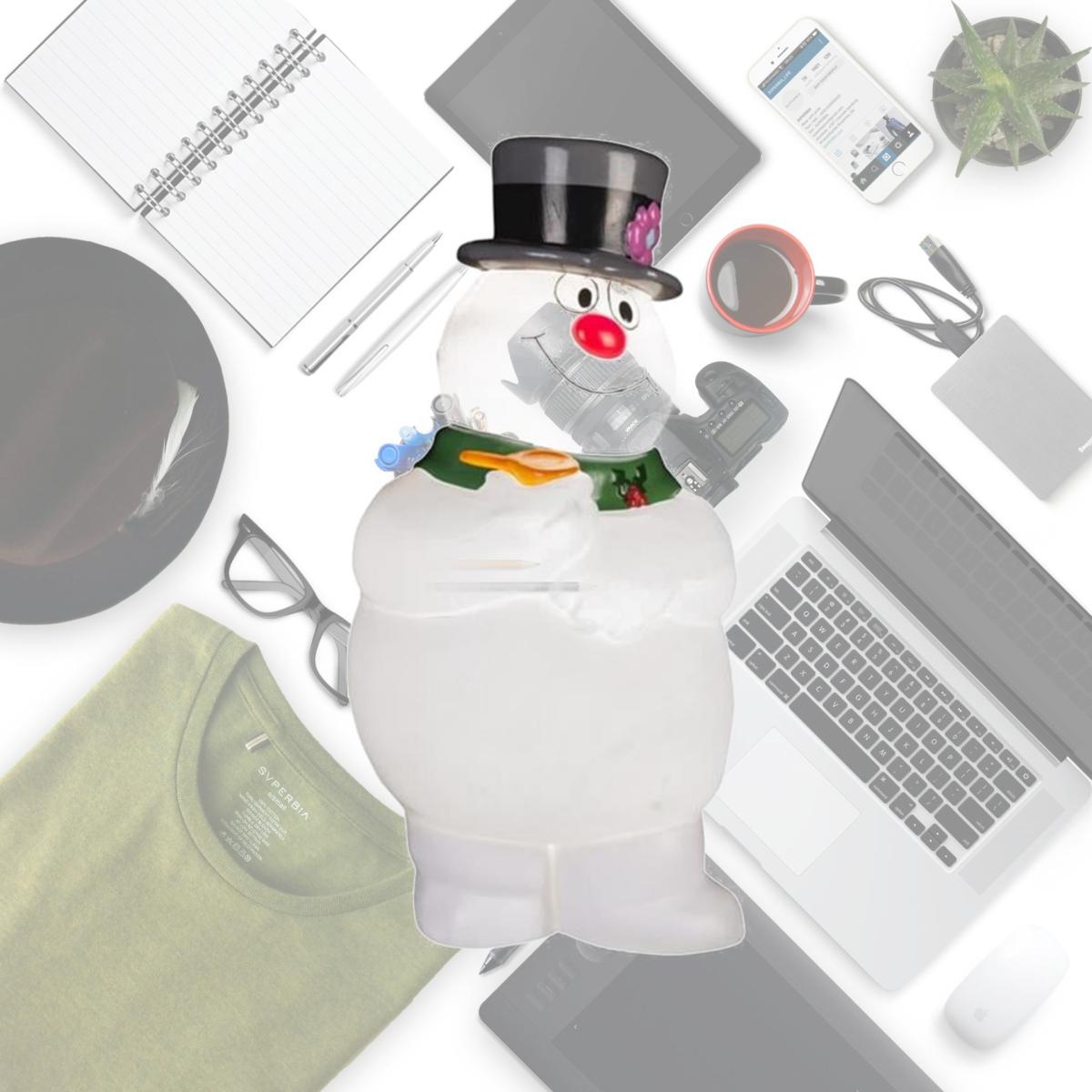 Picture of Warner Brothers 9086233 2 ft. Incandescent Frosty with Scarf Blow Mold&#44; White