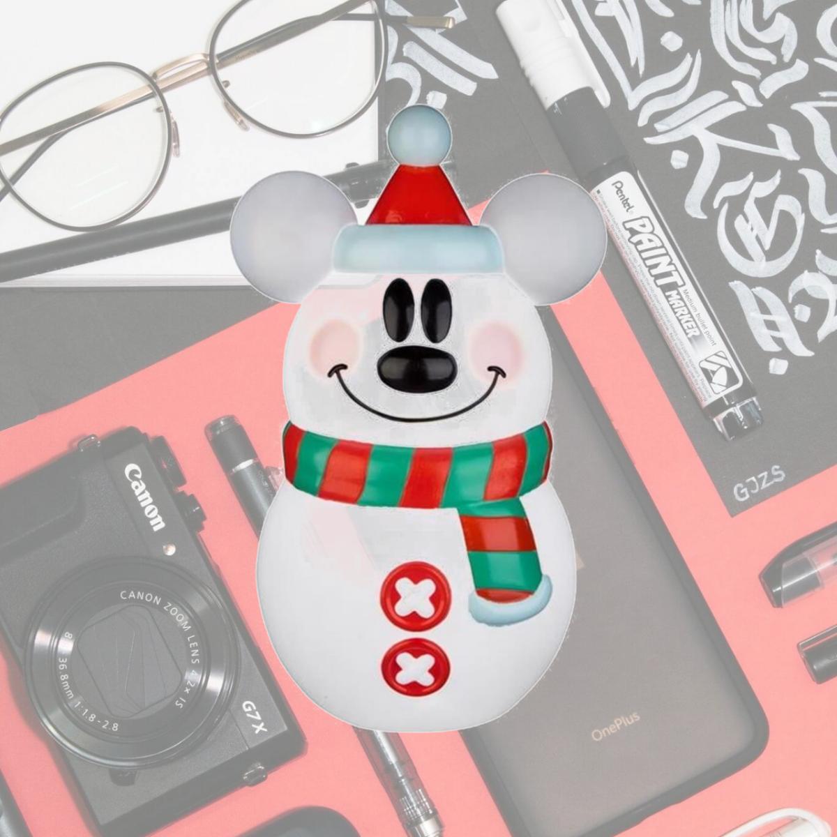 Picture of Disney 9086229 24 in. Incandescent Clear Mickey Mouse Snowman Blow Mold