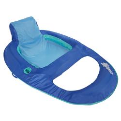8206773 Fabric & Mesh Inflatable Recliner Pool Float, Blue