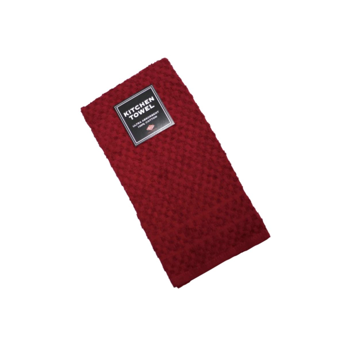 Picture of Ritz 17583 Kitchen Dish Towel  Solid Paprika - pack of 6