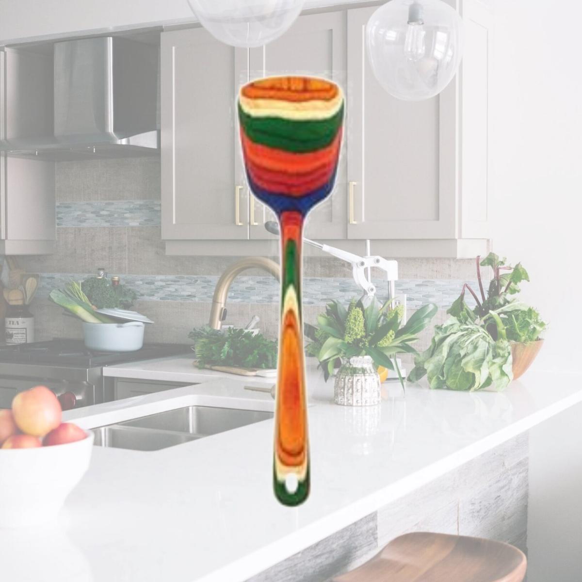Picture of Totally Bamboo 6019593 12.5 in. Baltique Birch Wood Spatula, Multi Color 