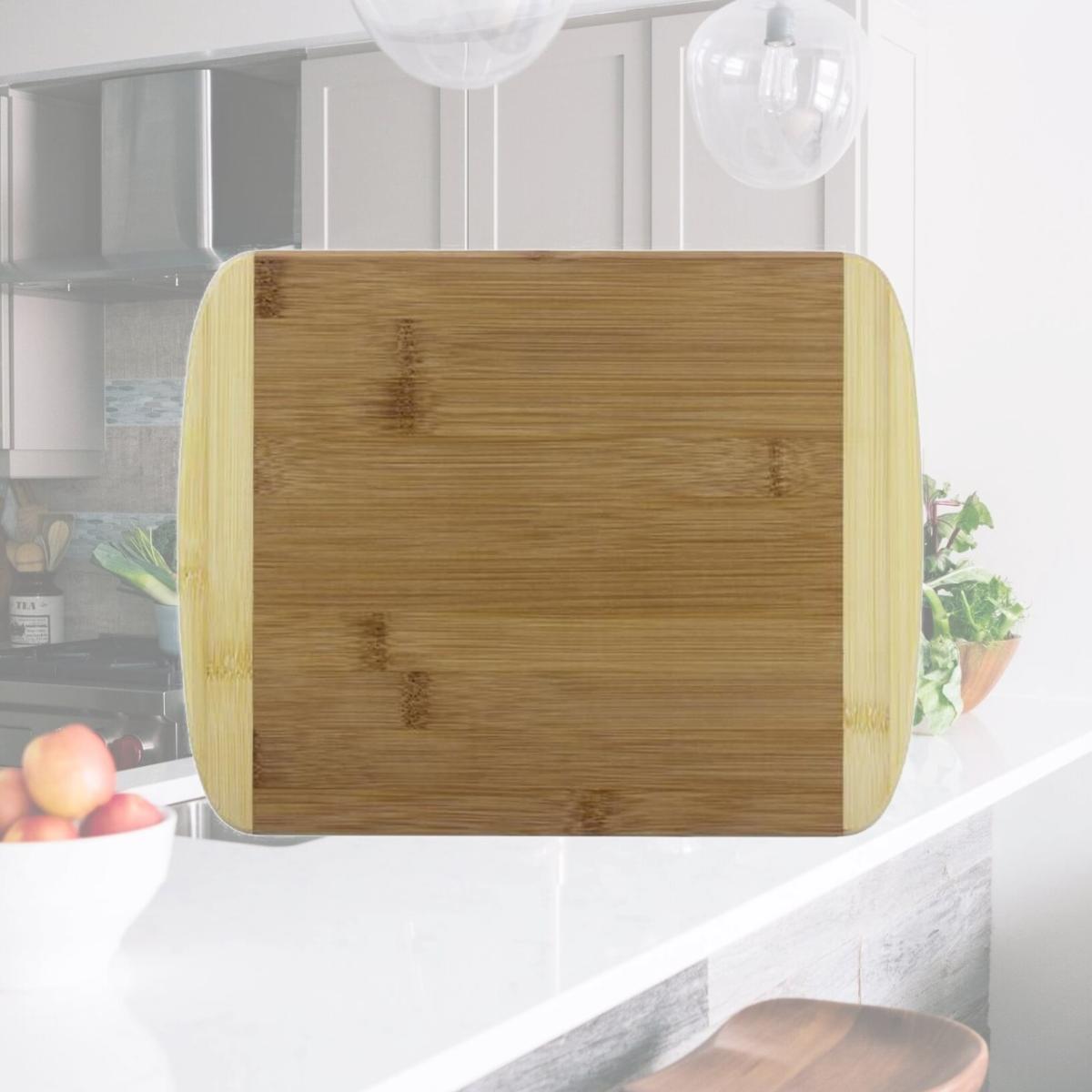 Picture of Totally Bamboo 6004462 11 x 8.75 x 0.5 in. Bamboo Cutting Board, Brown
