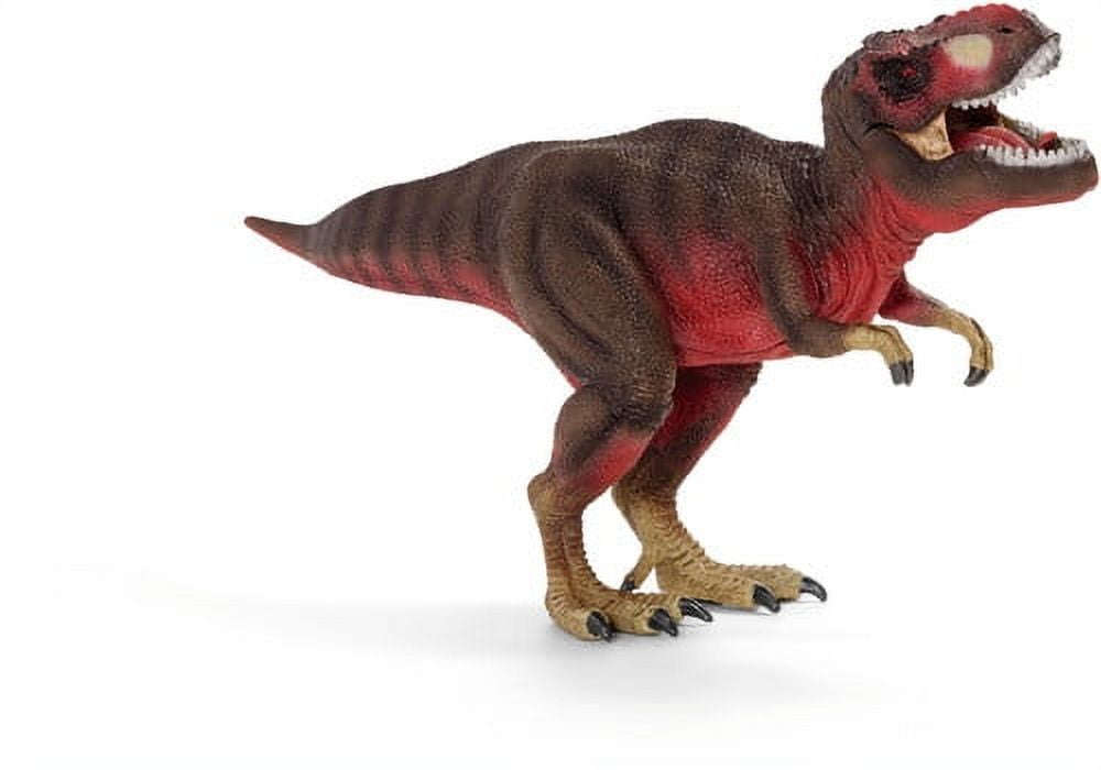 9091769 Tyrannosaurus Rex Toy, Brown & Red