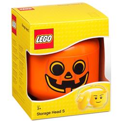 9090688 ABS & Polypropylene Pumpkin Storage Head, Orange