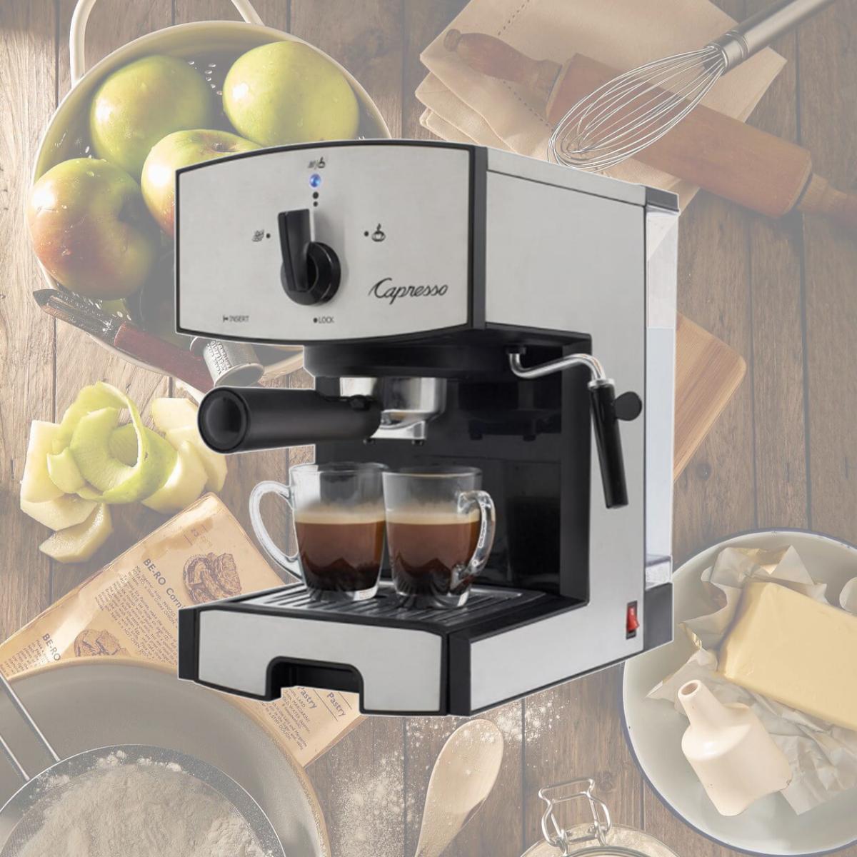 Picture of Capresso 117.05 Stainless Steel Pump Espresso &amp; Cappuccino Maker