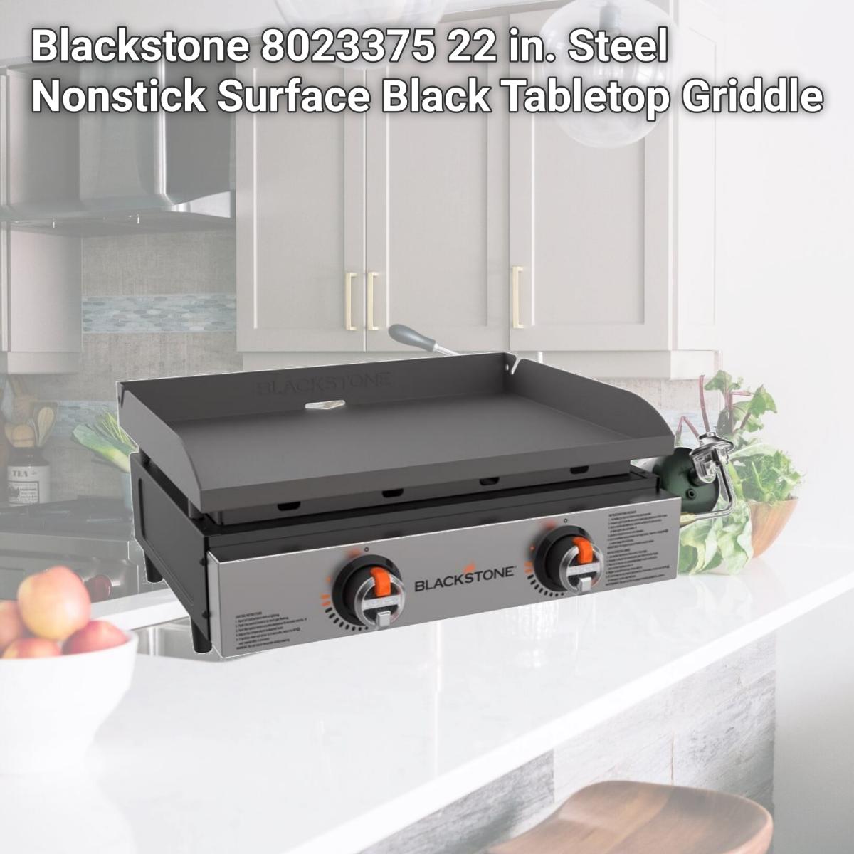 Picture of Blackstone 8023375 22 in. Steel Nonstick Surface Black Tabletop Griddle