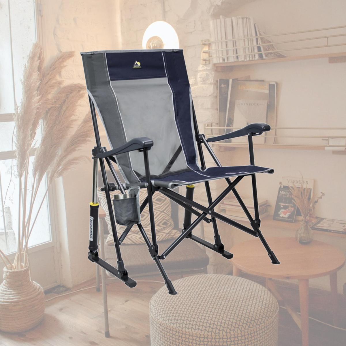 Picture of GCI Outdoor 8032429 Roadtrip Midnight Roadtrip Folding Rocker