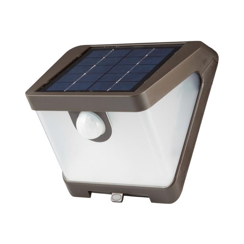UPC 080083242108 product image for 3016543 SWL Motion-Sensing Solar Powered LED Security Wall Light, Bronze | upcitemdb.com